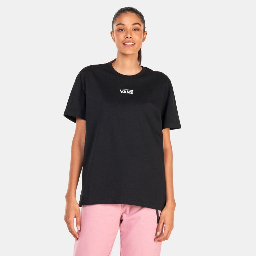 Vans Flying V Oversized Black Cotton T-Shirt - Image 1