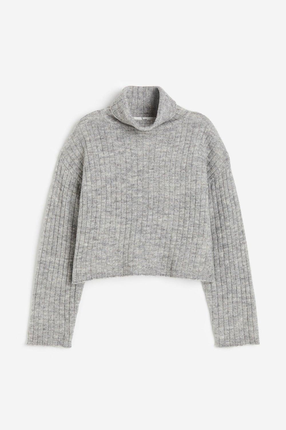 Youth Essential Ribbed Roll Neck Sweater - Image 1