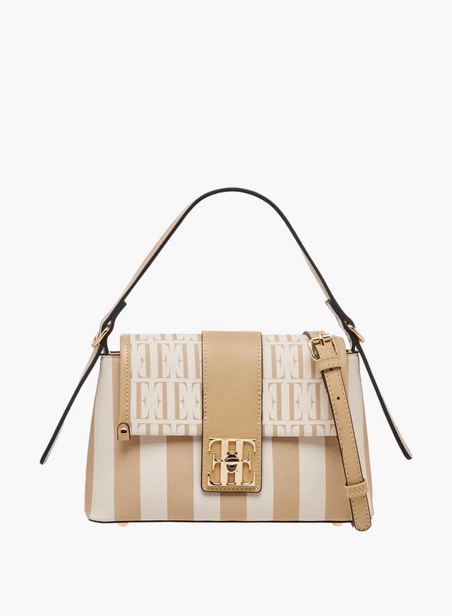 Ivory Monogram Satchel Mtc C73326 Adjustable Strap - Image 1