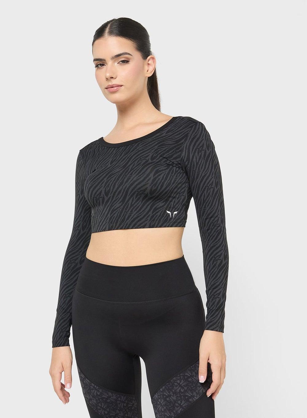 Warrior Crop Top 2.0 Performance Black - Image 1
