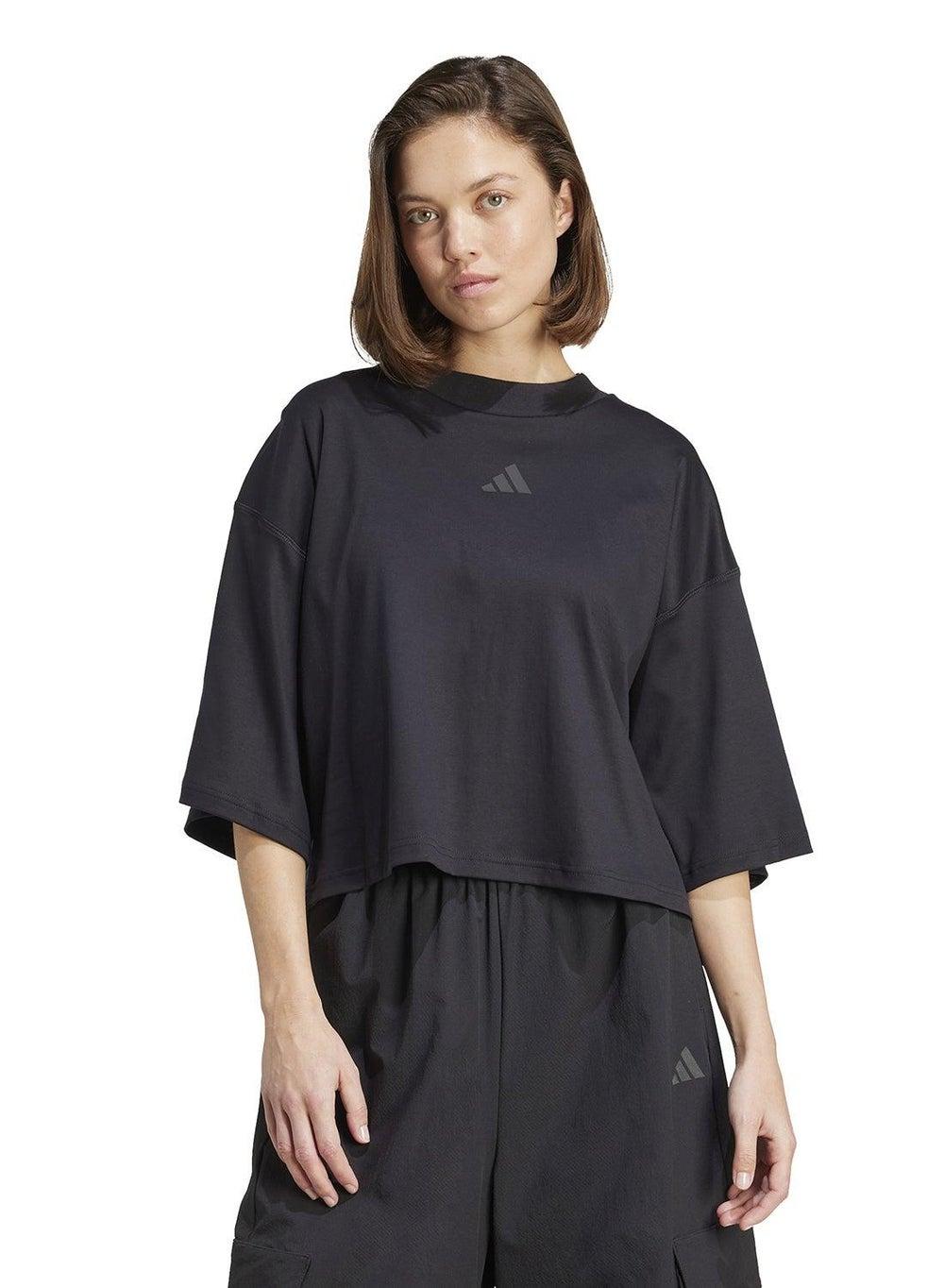 Adidas City Escape Loose Black T-Shirt - Image 1