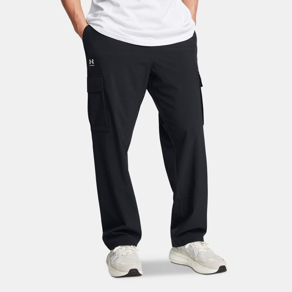Under Armour Men's Vibe Woven Cargo Pants Black - Image 1