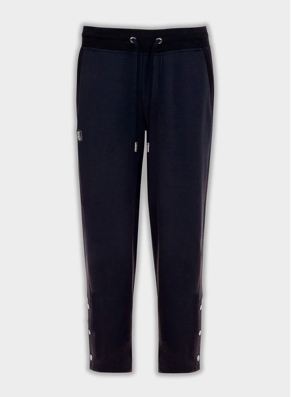 Midnight Elegance Slim Fit Track Pants - Image 1