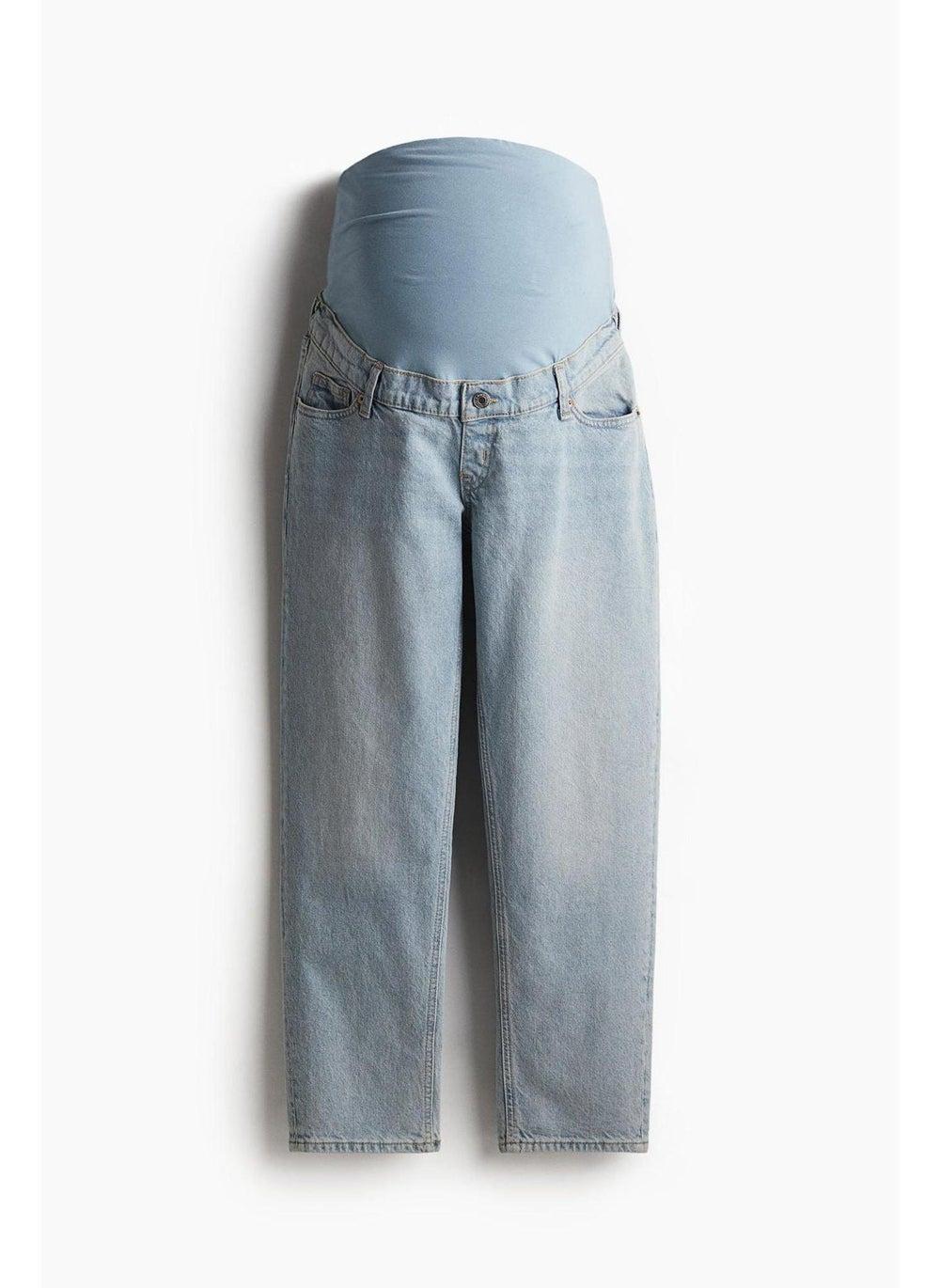 MAMA Tapered Blue Denim Jeans - Image 1