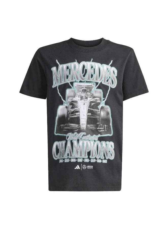 Mercedes AMG Petronas Champions Graphic Tee Black - Image 1