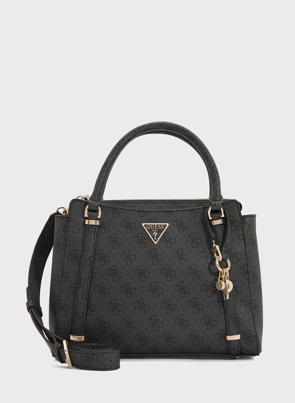 Eco Erica Satchel Bag in Coal Logo - Image 1