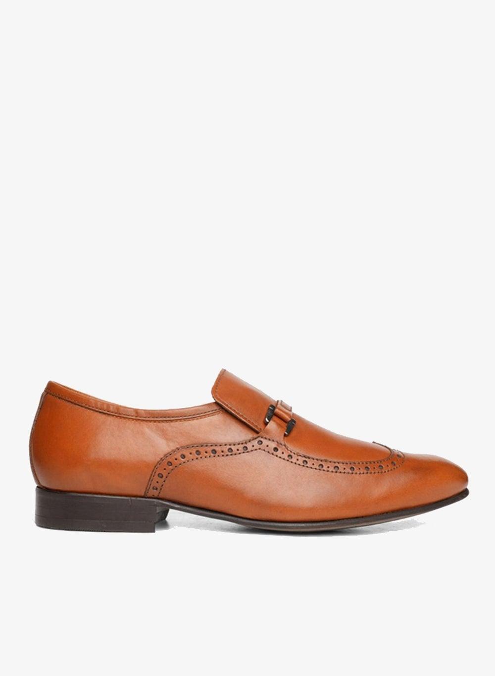 Osin Minimalist Perforated Slip-On Loafers - Image 1