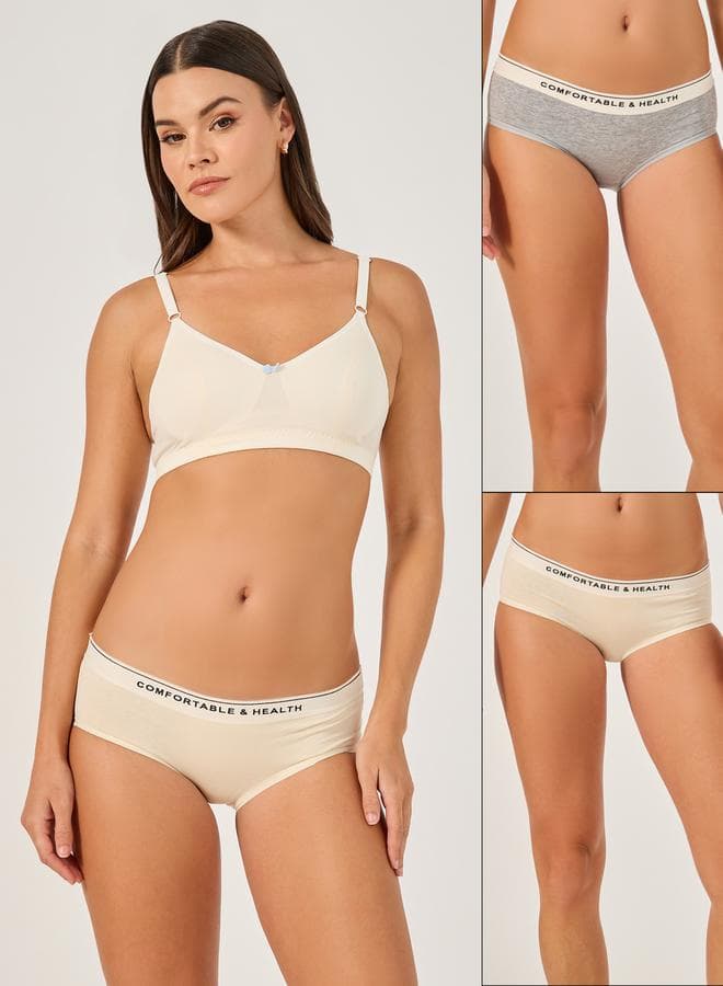 Pack of 2 Printed Waistband Full Briefs 7012723920 - Image 1