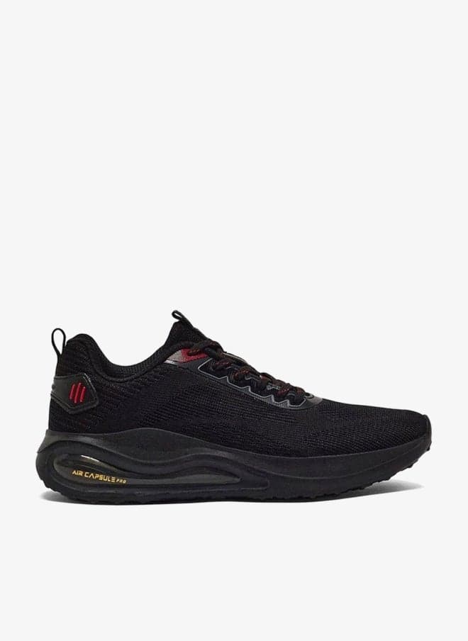 Campus 22G 13357 Black Red Dual-Tone Sports Shoes - Image 1
