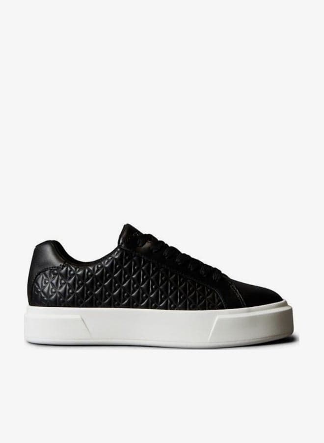 Calvin Klein Leather Logo Low-Top Trainers YW0YW02006 - Image 1