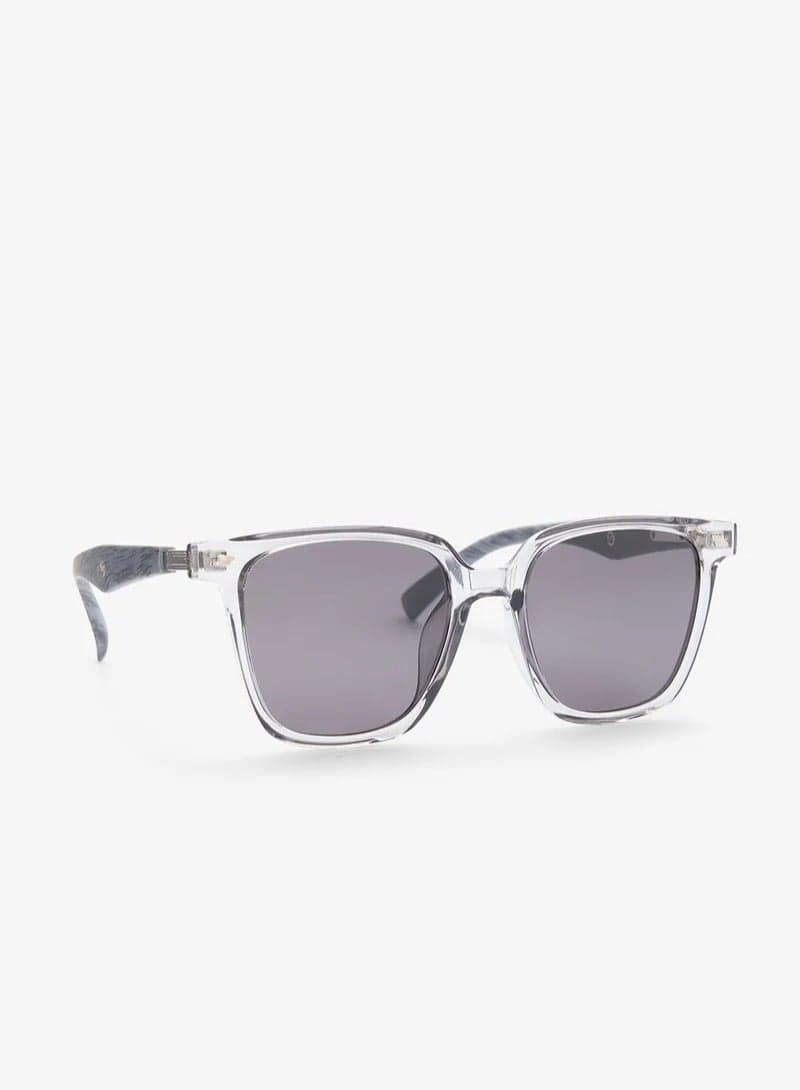 Polarized Wayfarer Sunglasses Ti539551 Grey Black - Image 1