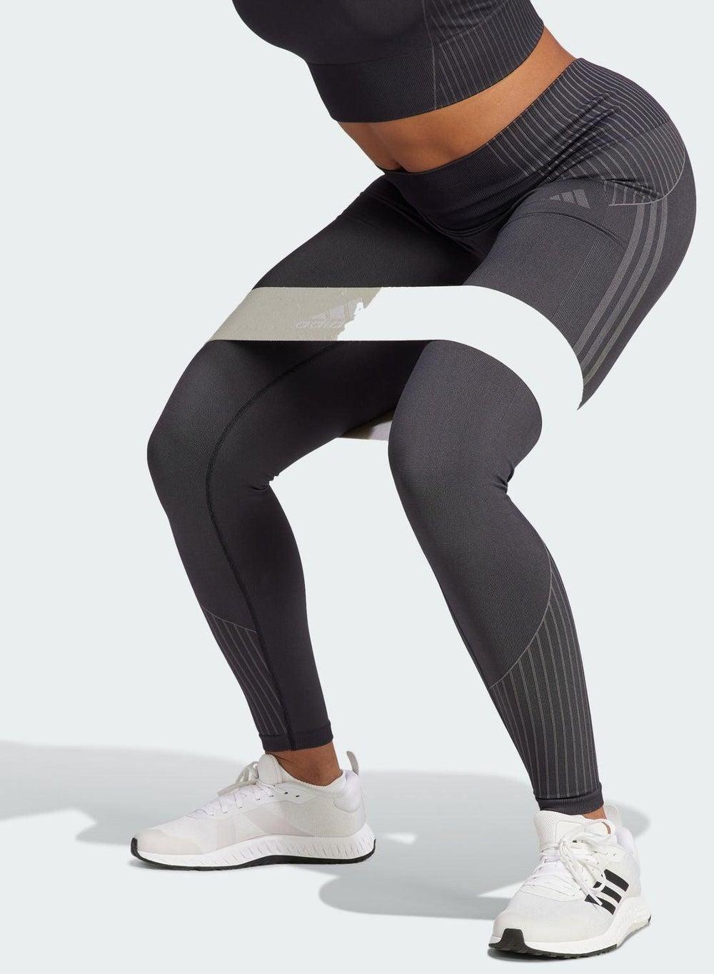Seamless 7/8 Training Tights Black XS High-Rise Fit - Image 1