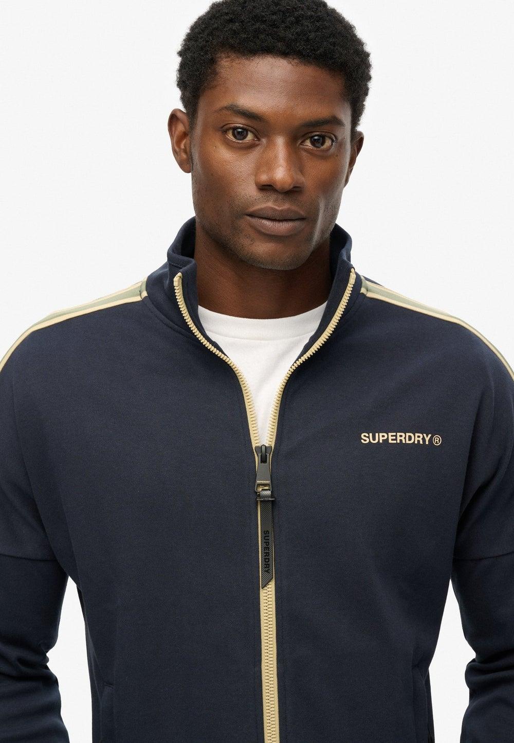 Tech Cult Loose Fit Track Top Eclipse Navy - Image 1
