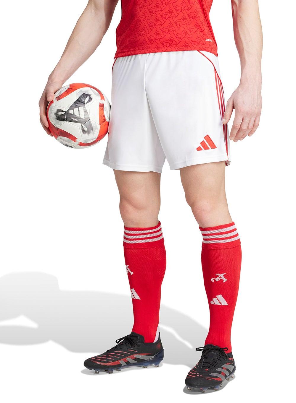 Arsenal 25/26 Home Football Shorts White - Image 1