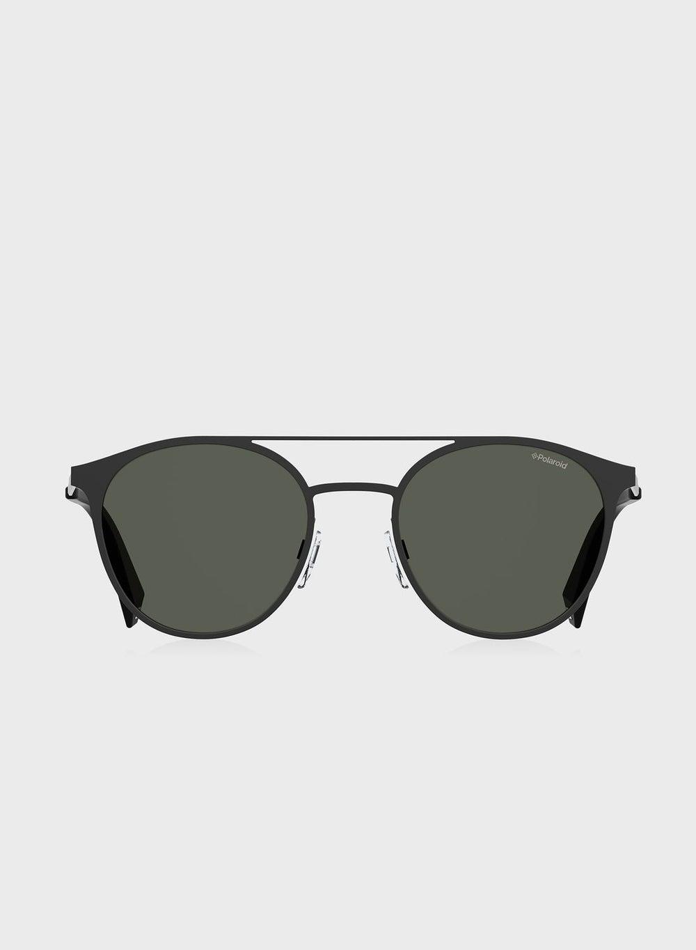 Black Oval Metal Sunglasses 20039880751M9 - Image 1