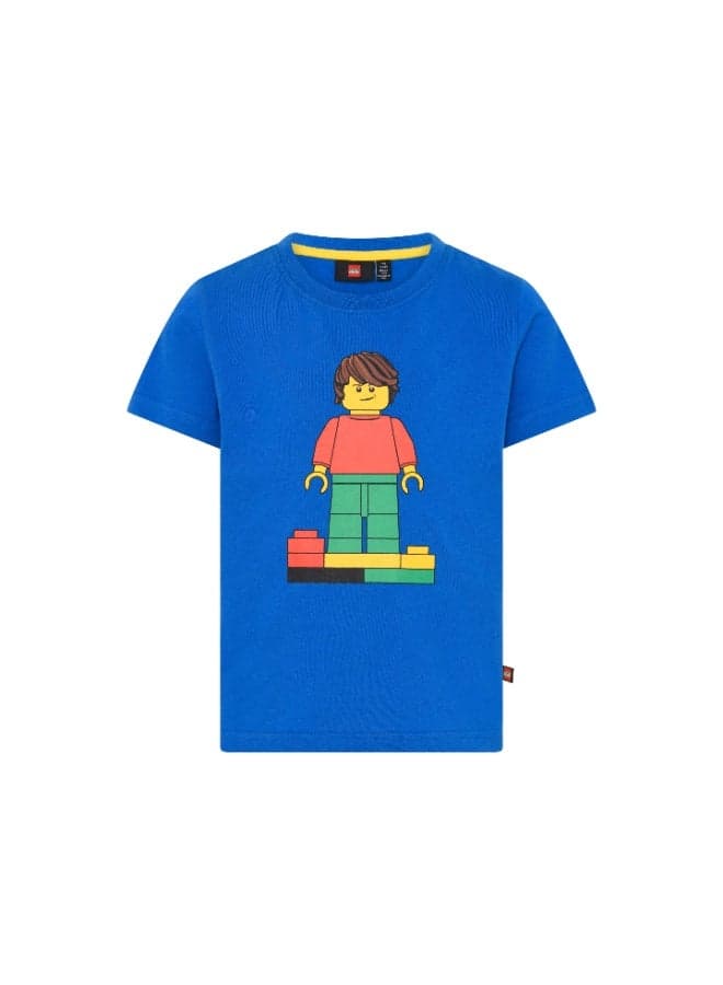 LEGO LWTAYLOR 600 Blue Kids Short Sleeve T-Shirt - Image 1