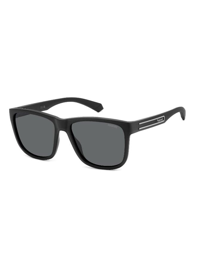Pld 2155/S Rectangular Polaroid Sunglasses Grey Lens - Image 1