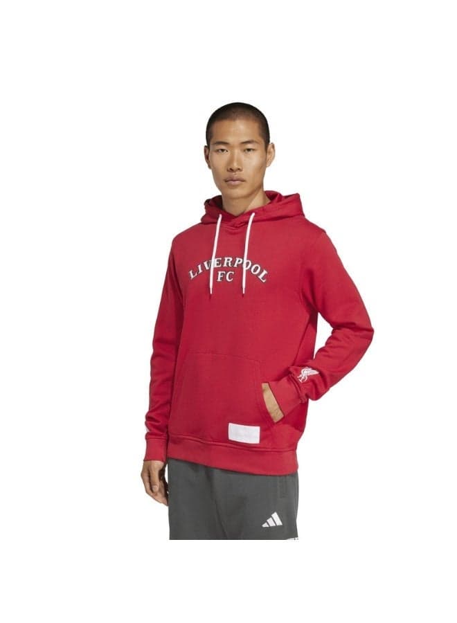Adidas Liverpool FC US Style Red Hoodie - Image 1