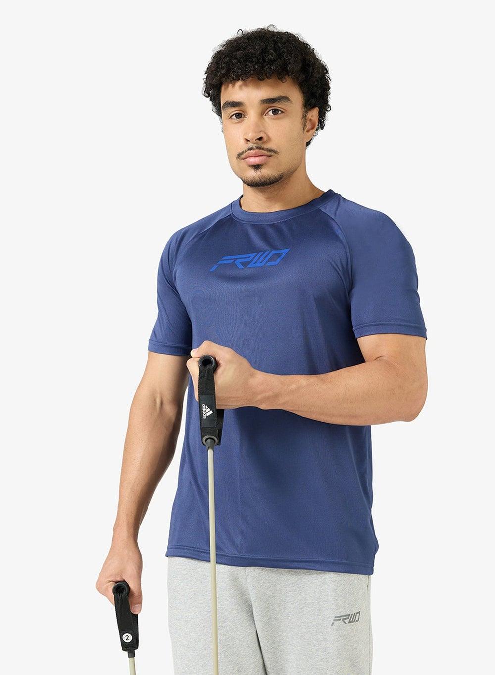 Zopts352 Blue Training Activewear T-Shirt - Image 1