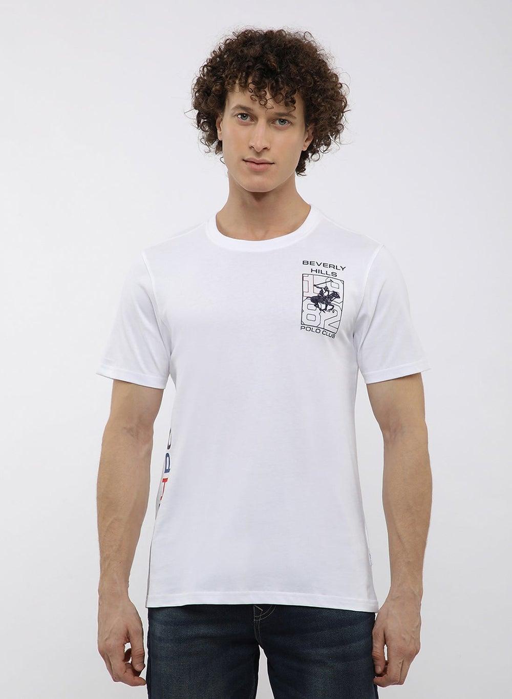Men’s Graphic Crew Neck T-Shirt Bpm1518Am - Image 1