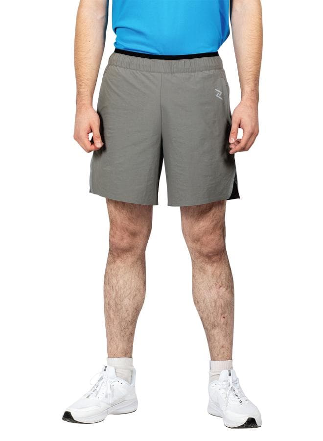Men’s 2-in-1 Training Shorts Storm Cloud Gray - Image 1