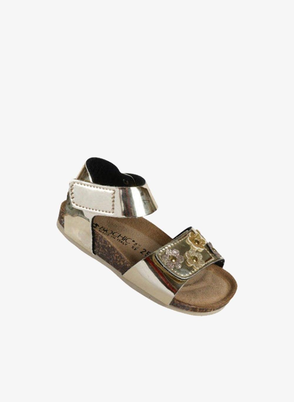 Biochic Girls Platin Backstrap Sandal 012-432 - Image 1