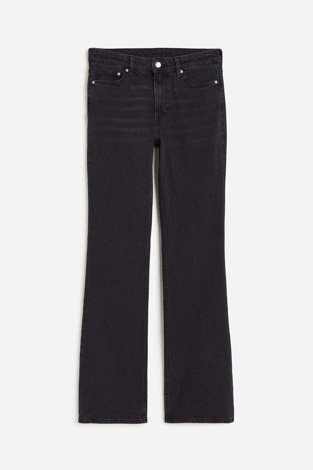 Dark Wash High-Waist Bootcut Jeans - Image 1