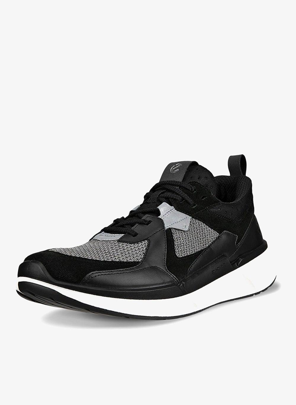 ECCO BIOM 2.2 M Black Leather Sneakers - Image 1