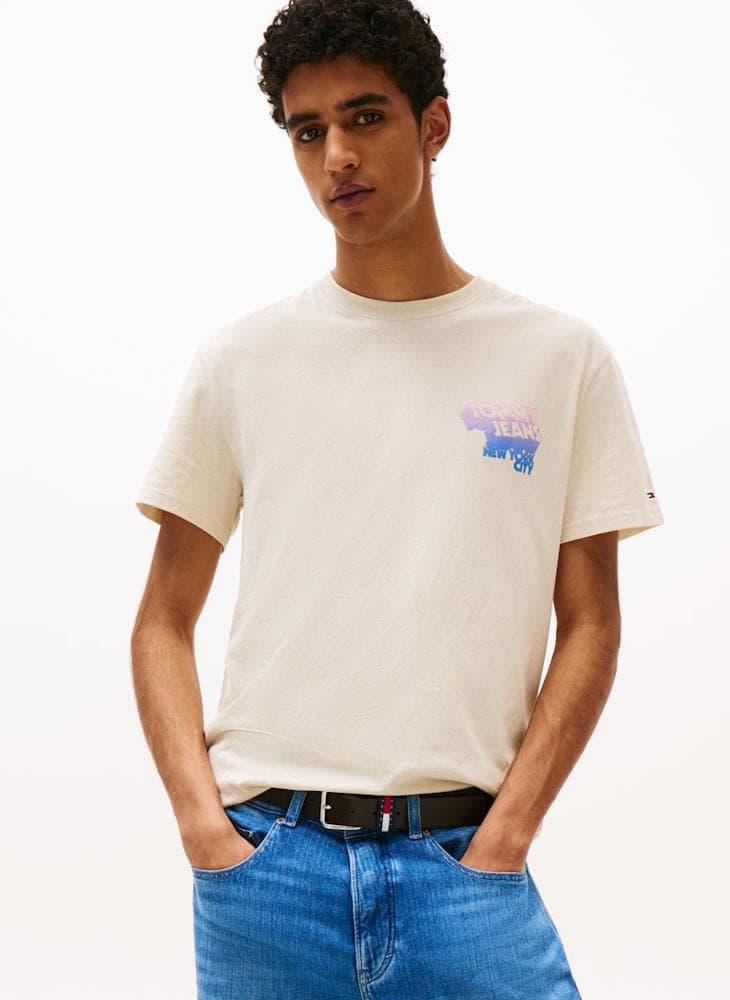Tommy Jeans Regular Fit Cotton T-Shirt DM0DM21589 - Image 1