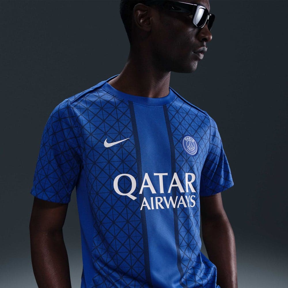 PSG Academy Pro Home Pre-Match Top Blue - Image 1