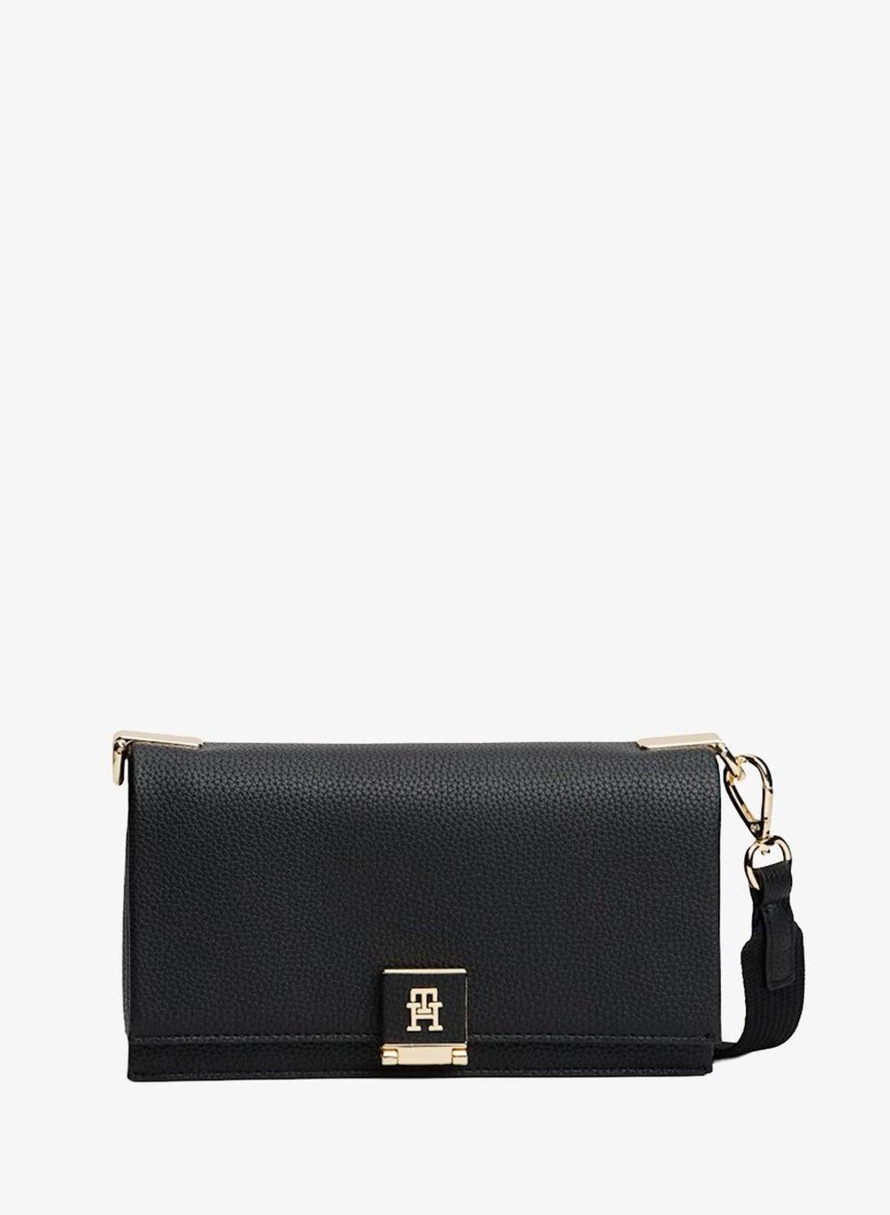 Her Mini Crossover Pebble Grain Crossbody Bag AW0AW17949BDS - Image 1