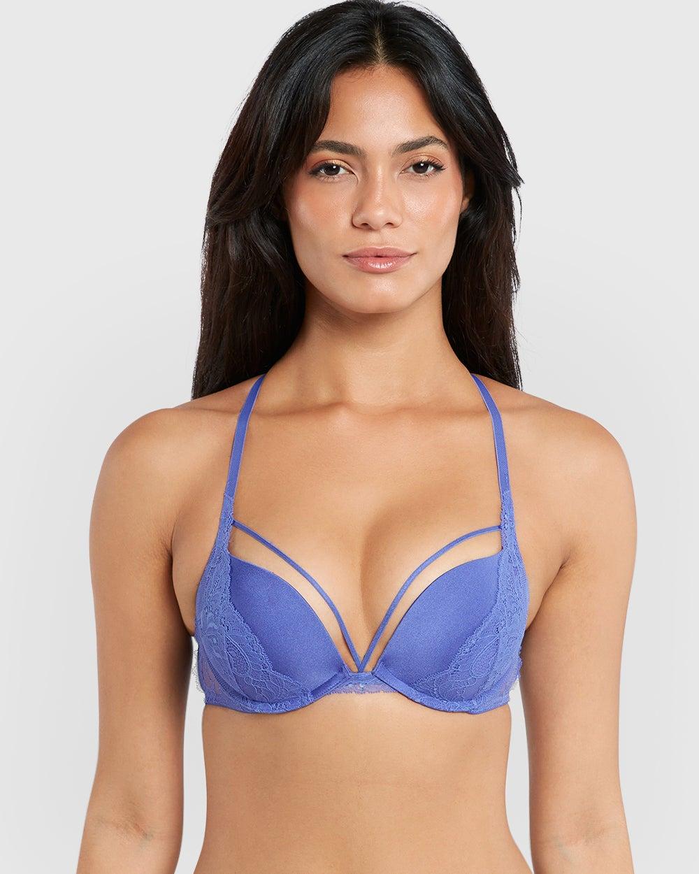 Isla & Evie Lace Gel Padding Plunge Bra - Image 1
