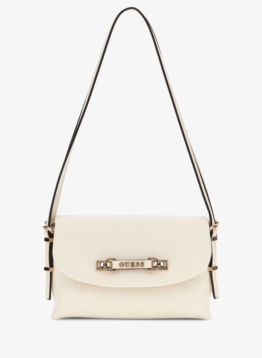 Lefia White Flap Shoulder Bag - Image 1