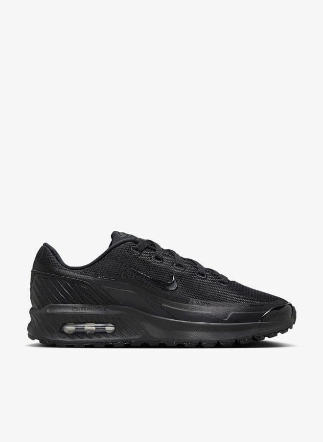 Nike Air Max Bia Black Leather Low-Top Sneakers - Image 1