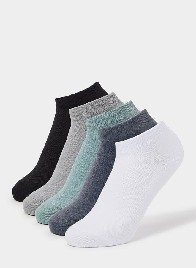 Styli 7002790820 Multi Rib Shoe Liner Socks Pack - Image 1