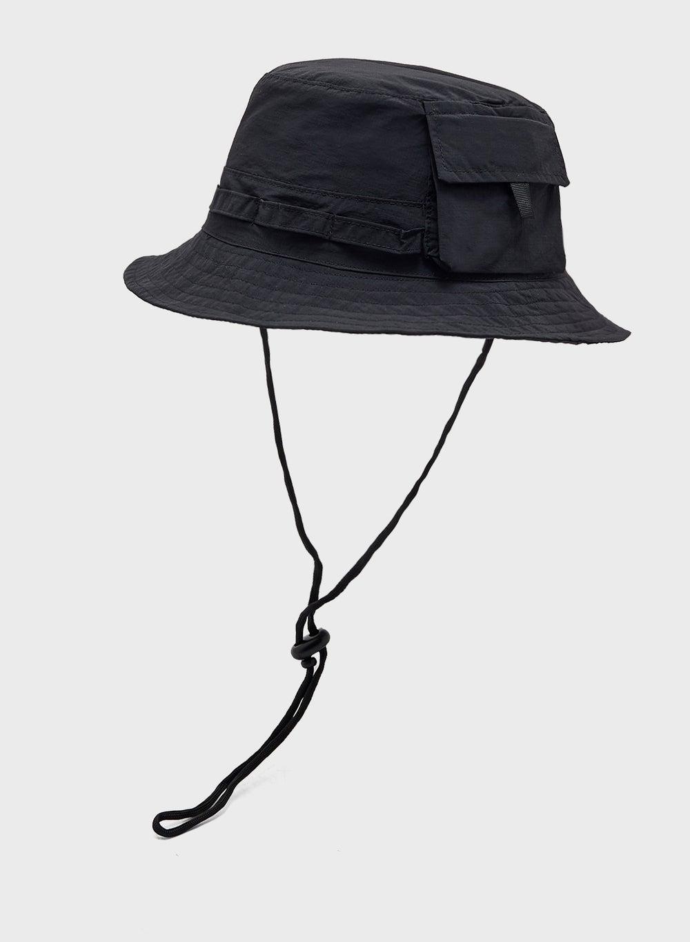 Black Utility Bucket Hat Tnc241215 - Image 1