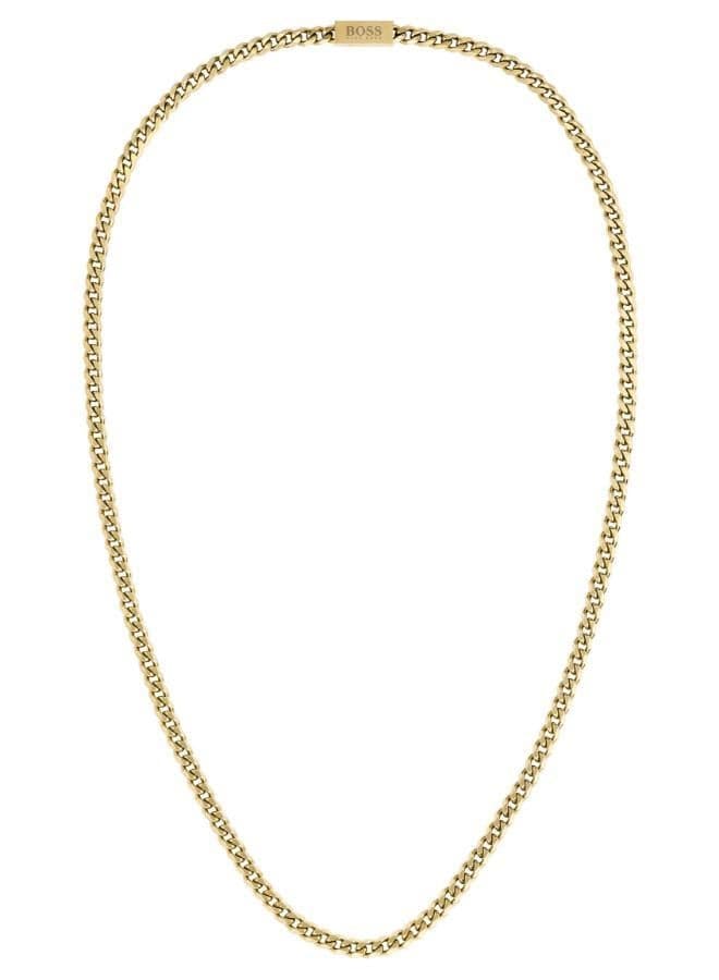 BOSS Gold-Plated Chain Necklace 1580173 - Image 1