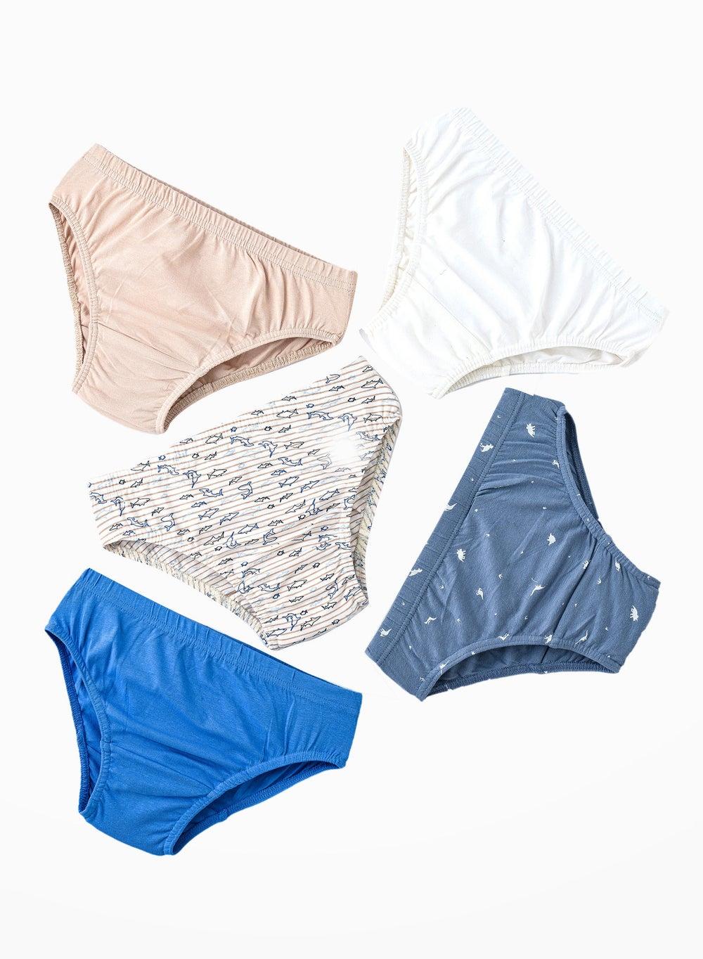 5 Pack Boys Cotton Stretch Briefs Soft Breathable Comfort - Image 1