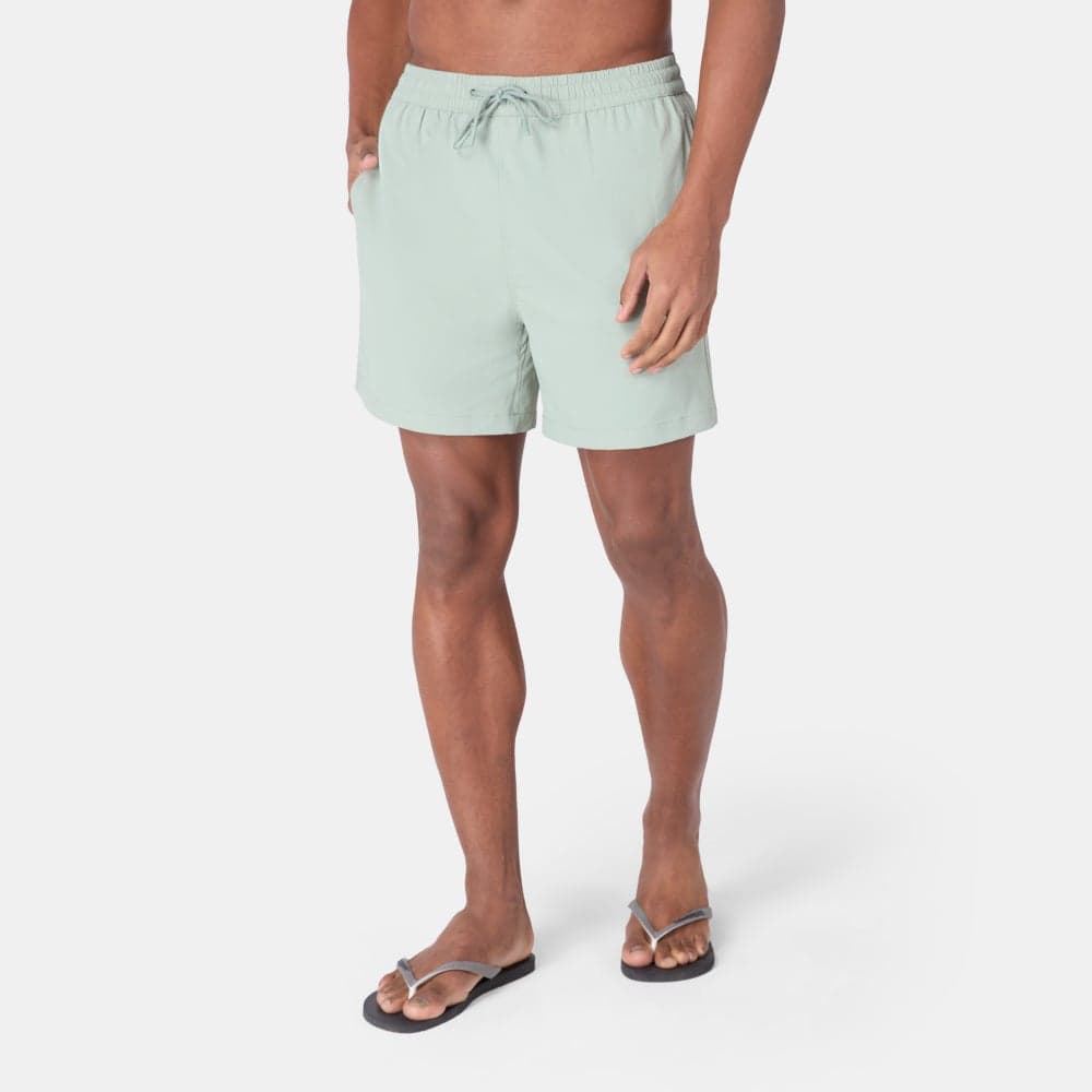 Men’s Green Swim Shorts Quick-Dry Comfort Fit - Image 1