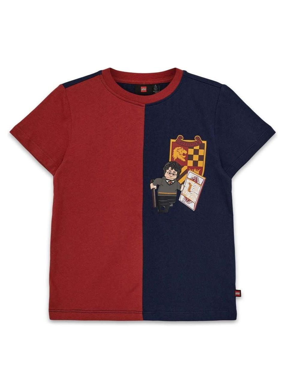 LEGO LWTANO 707 Kids Red Navy T-Shirt - Image 1