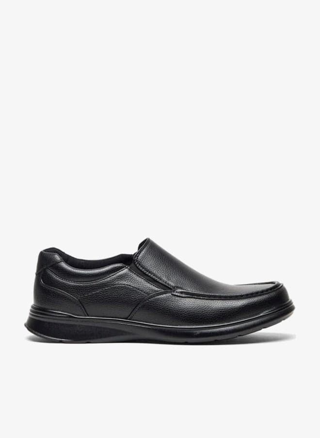 Alm48 Black Slip-On Loafers for Men - Image 1