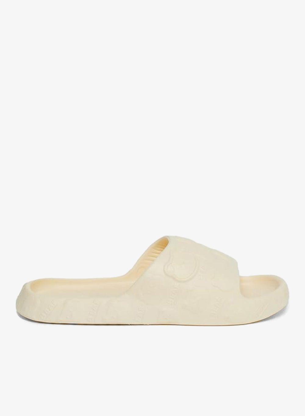 Styli Women Yellow Bear Print Slip-On Slides - Image 1