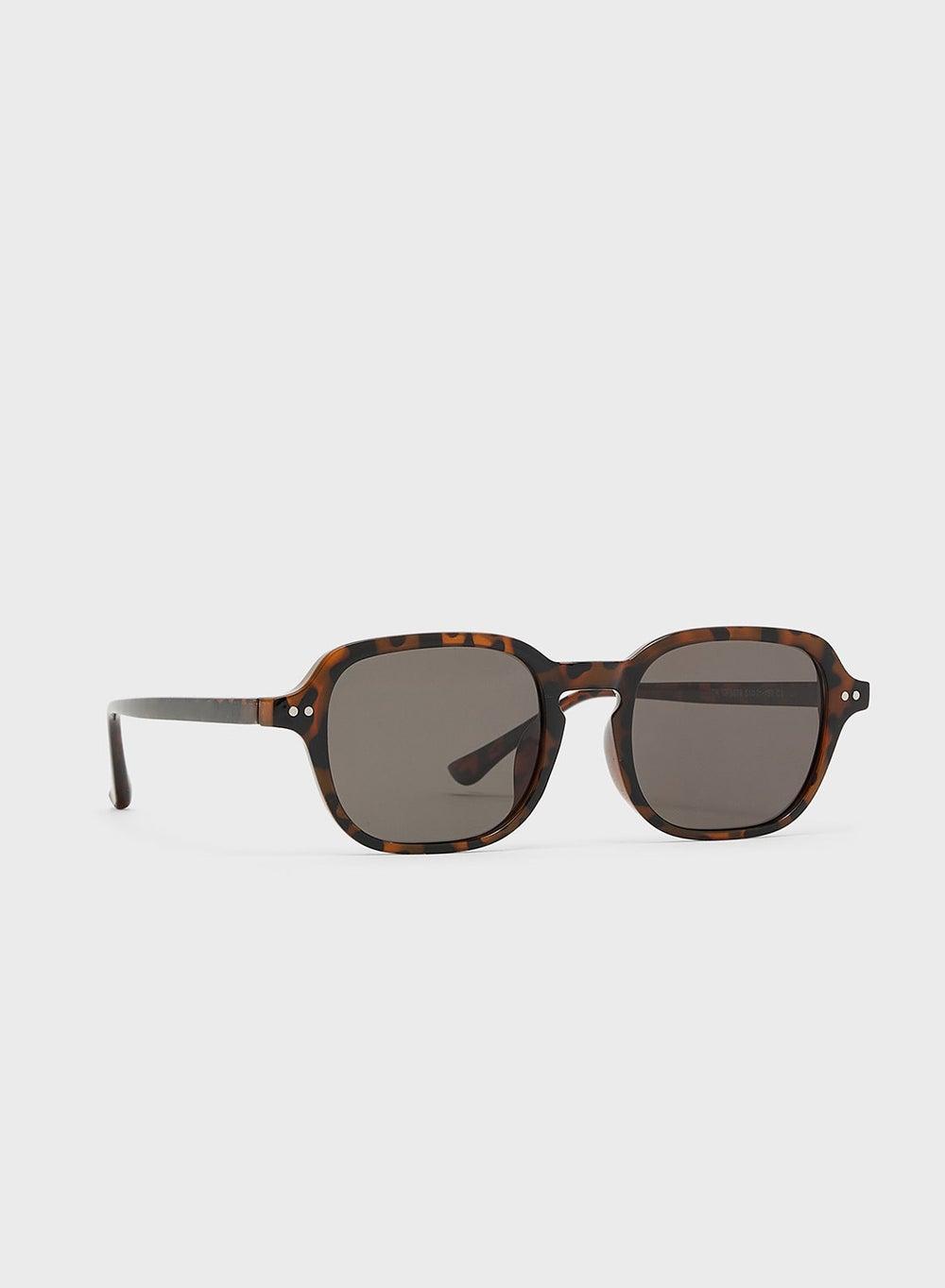 Mi5679 Polarized Square Sunglasses in Tortoise Brown - Image 1