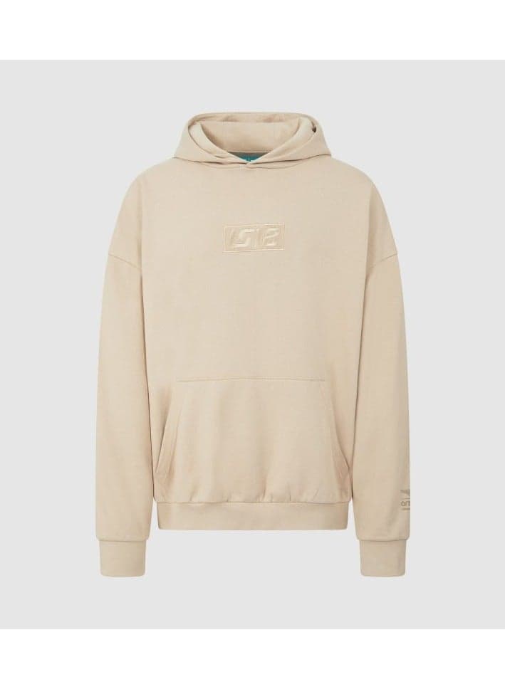 AMF1 FW Lifestyle Stroll Hooded Sweatshirt Beige - Image 1