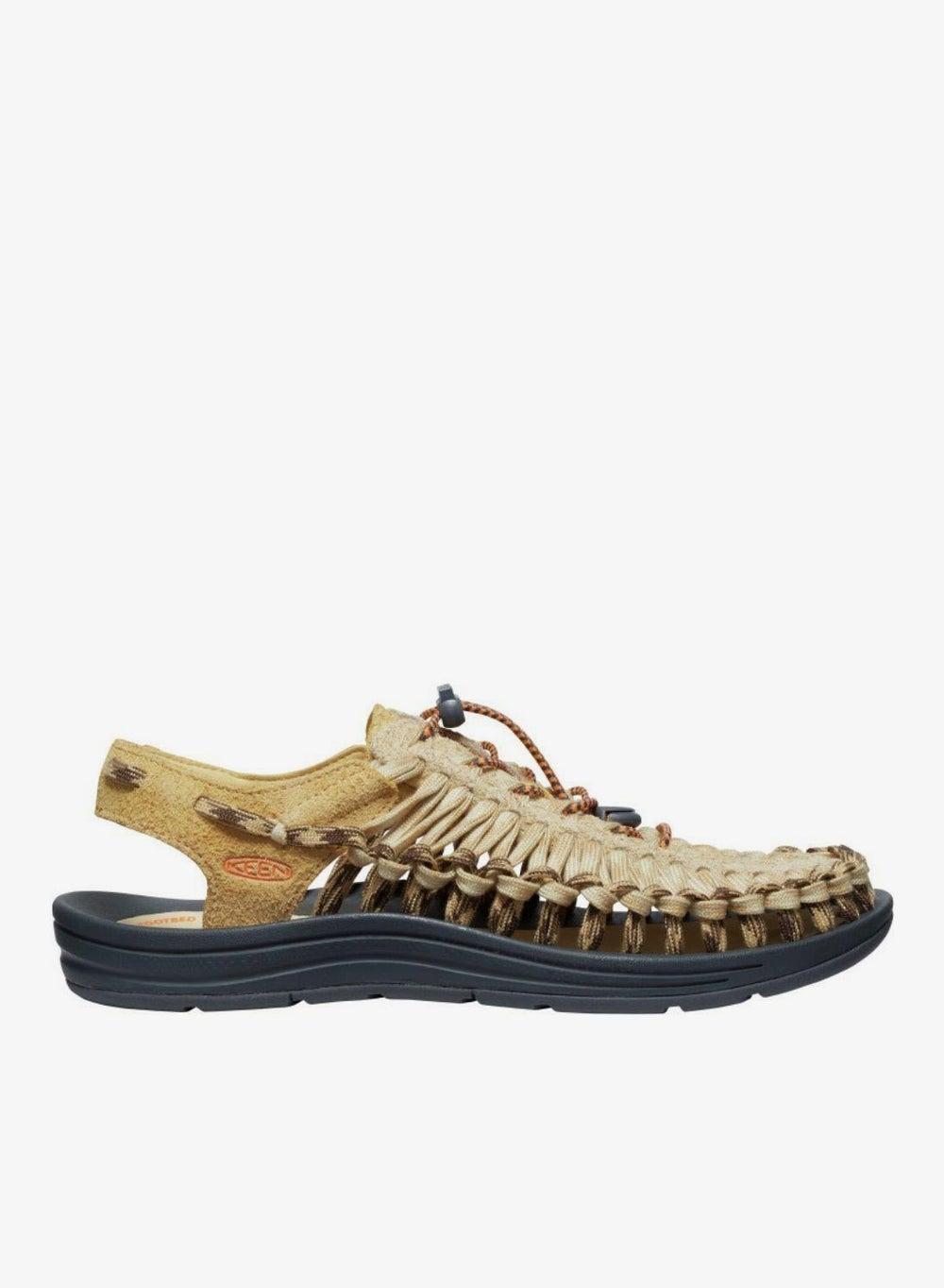 UNEEK Men’s Flat Sandals Wheat Reed Yellow - Image 1