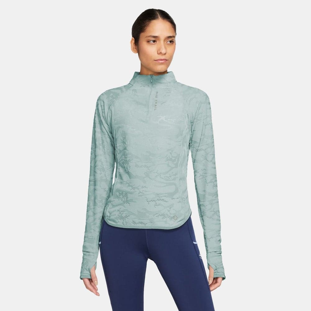 Women’s Dri-FIT 1/4-Zip Trail Mid Layer Tee - Image 1