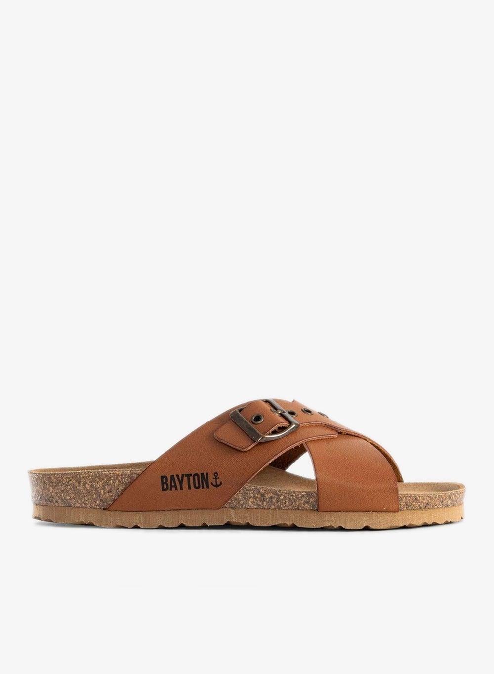 Sarria X-Strap Cork Wedge Sandals - Image 1