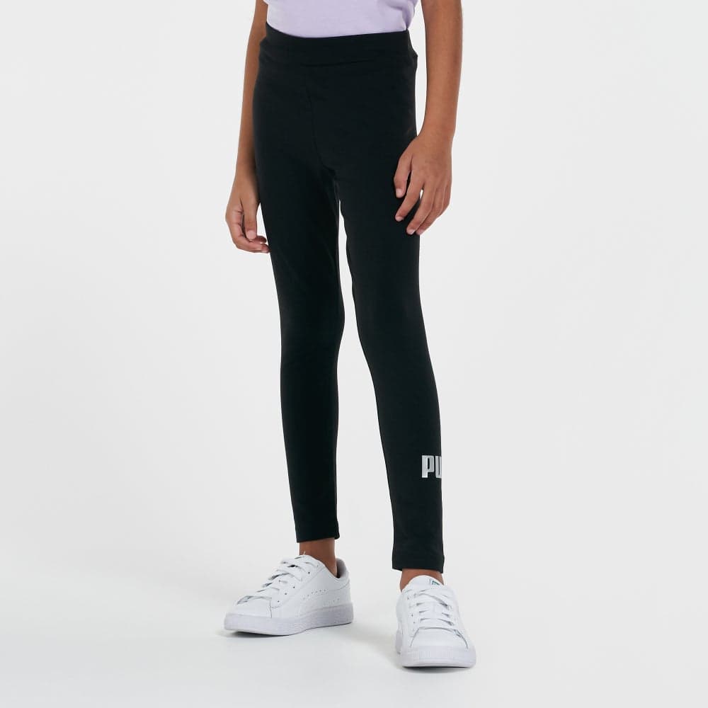Kids' Essentials+ Logo Skinny Leggings Black - Image 1