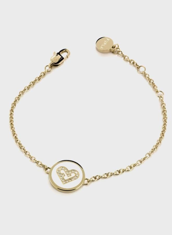 Gold-Plated Heart Bracelet Fj0207Btu - Image 1