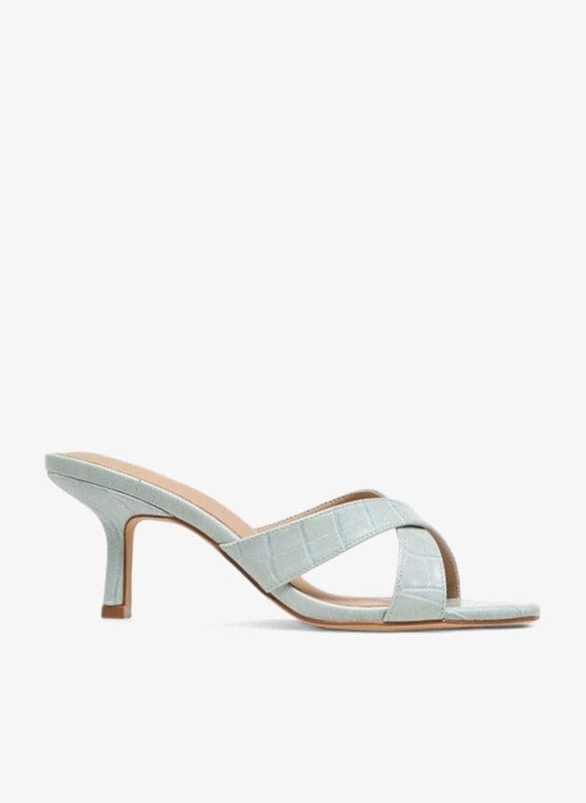 Flora Bella 24H1434 Cross Strap Kitten Heel Sandals - Image 1